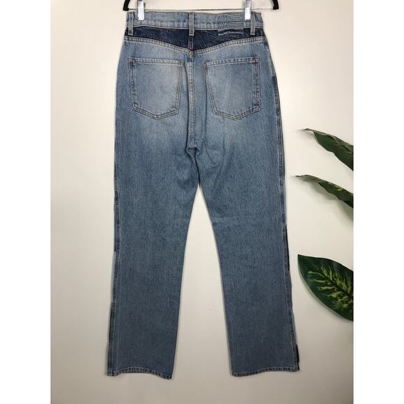 Revice Denim Women's 29 Patchwork Jeans Hippie Boho Vintage Retro 90s Baby - Picture 5 of 12